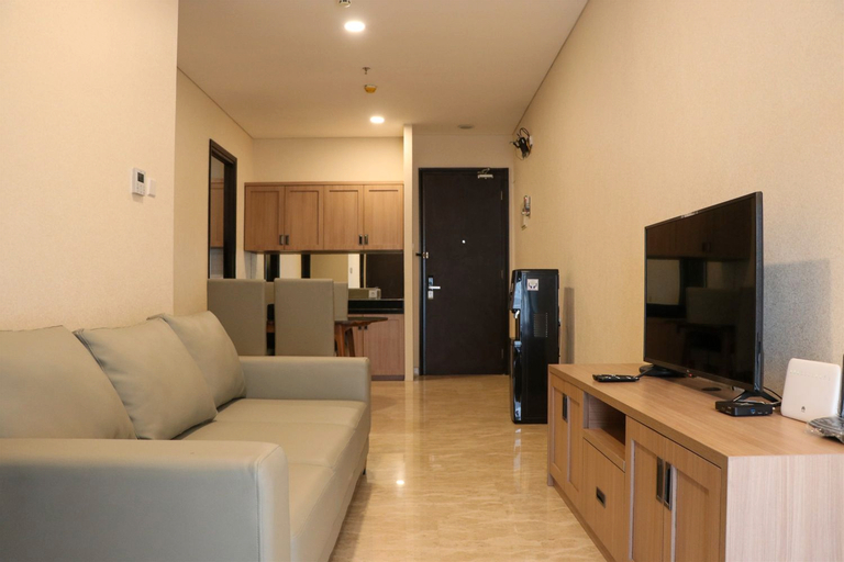 Dining Room 1, Comfort 2BR at Sudirman Suites Apartment By Travelio, Central Jakarta