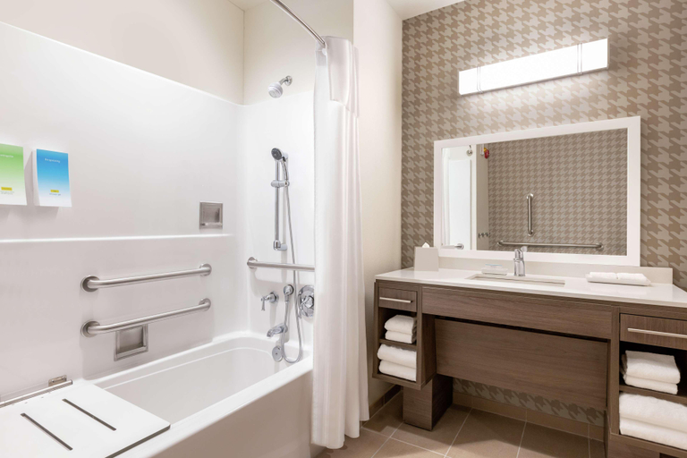 Bathroom 4, Home2 Suites By Hilton Rochester Greece, Monroe