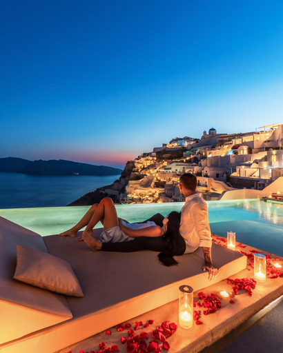 Bedroom 3, Echoes Luxury Suites, South Aegean