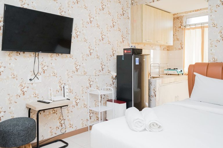Bedroom 3, Homey Studio Apartment at Green Palm Residence By Travelio, West Jakarta