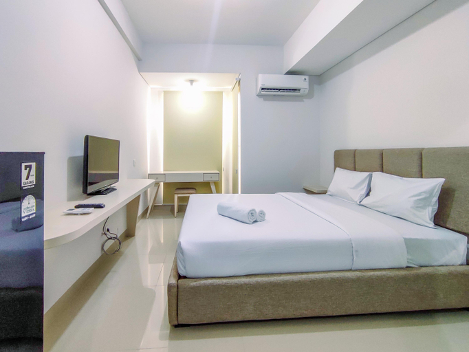 Bedroom 2, Elegant and Comfy Studio Barsa City Apartment By Travelio, Sleman