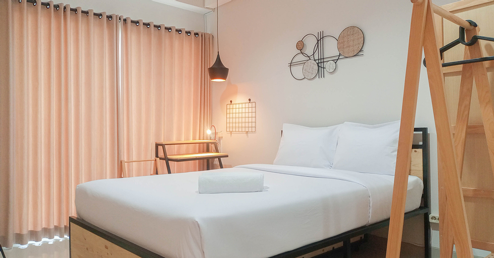 Bedroom 1, Cozy Studio at Patraland Amarta Apartment By Travelio, Sleman