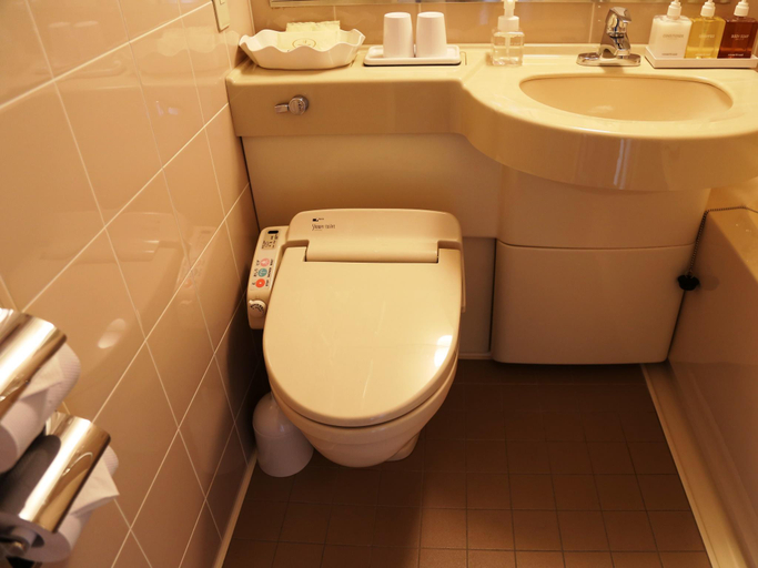 Bathroom 4, Sun Members Kyoto Saga Hotel, Kyoto