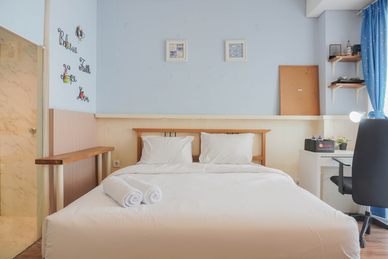 Bedroom 3, Elegant Studio Apartment at Thamrin Executive By Travelio, Central Jakarta
