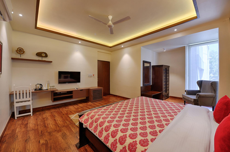 Bedroom 3, The Gulmohar Mansion - Boutique Stay In Jaipur, Jaipur