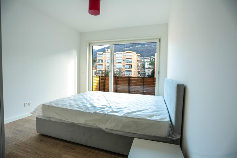 Bedroom 2, Modern Apartment In Lugano(Residenza Alpina), Lugano