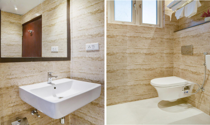 Bathroom 4, Treebo Premium The Crystal, Chinar Park, North 24 Parganas