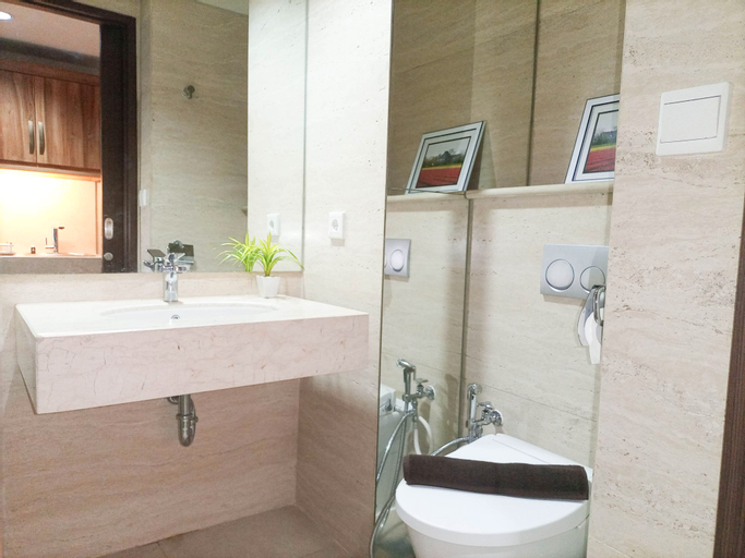 Bedroom 3, Elegant and Tidy 1BR at Uttara The Icon Apartment By Travelio, Yogyakarta