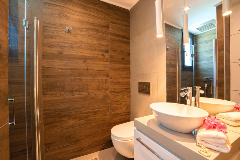 Bathroom 4, Perla Bianca Villa with Private Heated Pool, Crete