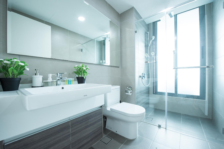 Bathroom, Teega Suites HardRock by RR JBcity, Johor Bahru