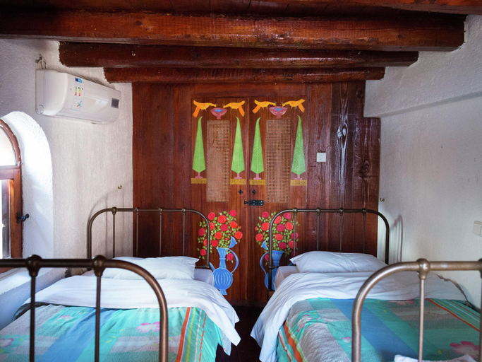 Bedroom 2, Stone House in Elounda with Gulf Views, Crete