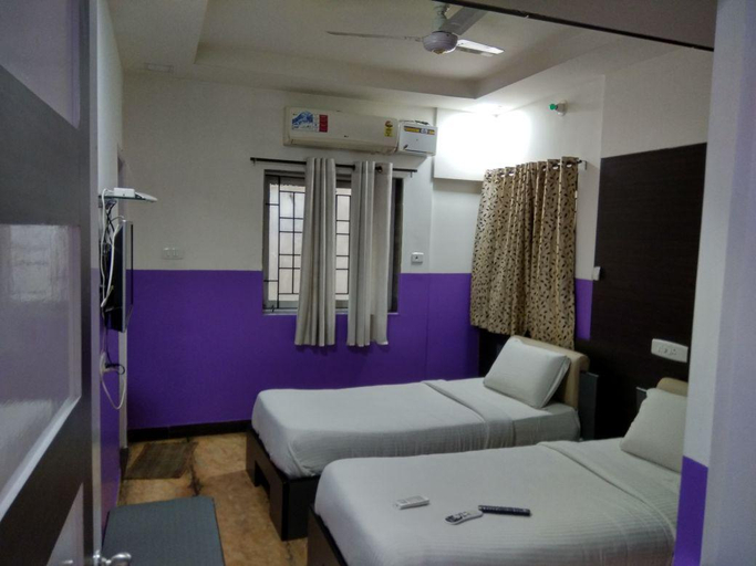 Bedroom 2, GT SERVICE APARTMENTS, Chennai