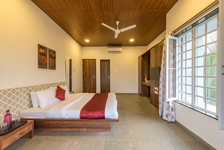 Bedroom 3, CosmicStays Greystone Villa - Mountain & Dam View, Pune