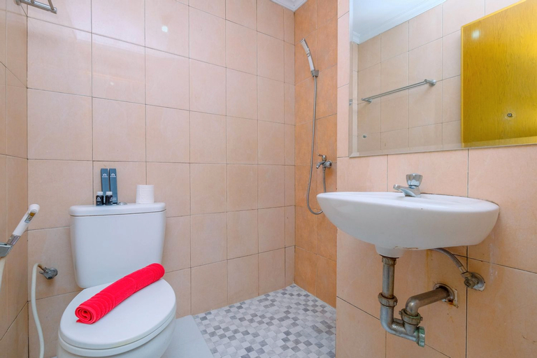 Bedroom 3, Warm and Cozy Stay Studio Apartment Margonda Residence 2 By Travelio, Depok