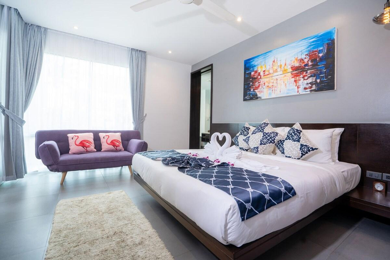 Bedroom 2, Karon Sea View Beach Apartment, Phuket Island