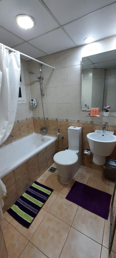 Bathroom 2, Beach side Private Room, at Sharjah-Dubai border, Sharjah City