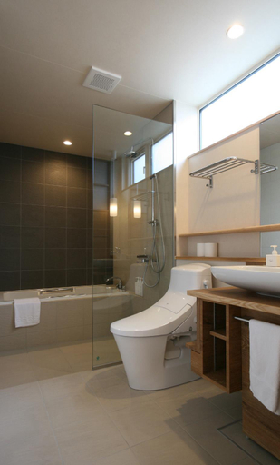 Bathroom 3, Shimogoryo House, Furano