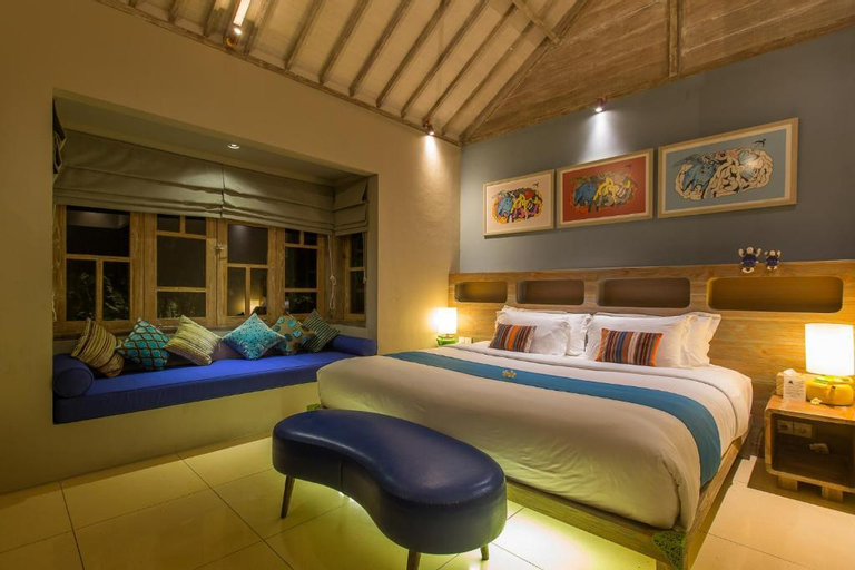 Bedroom 1, Family Friendly-3BDR with Private Pool in Seminyak, Badung