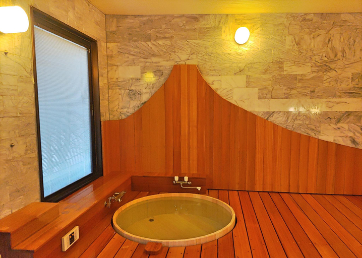 Bathroom 2, Kounso Ryokan, Yamanakako