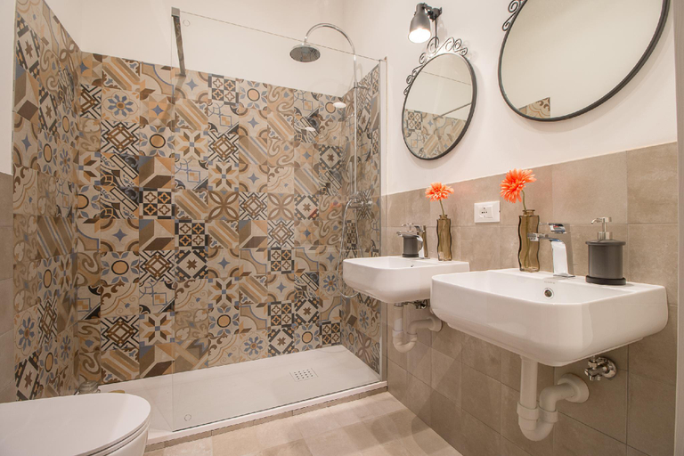 Bathroom 3, Tram apartment for 4 guests, Trieste