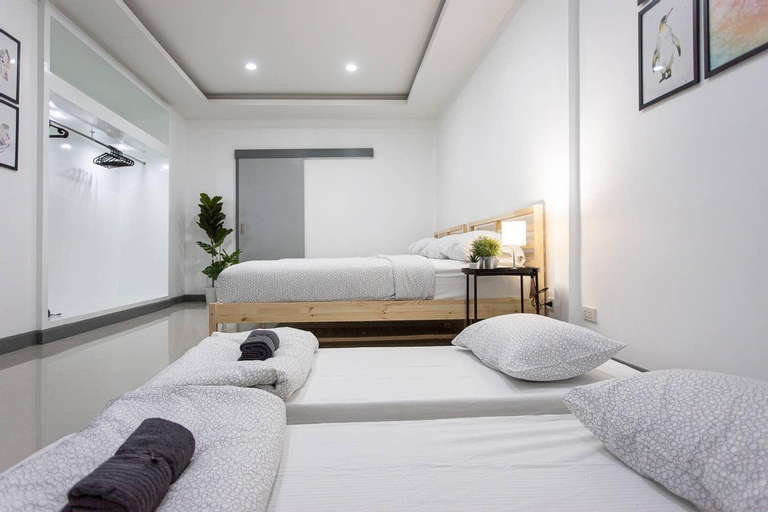 Bedroom 3, P3 Silom Large 2beds full kitchen WIFI 4-6pax, Bang Rak