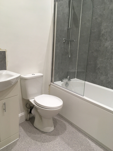 Bathroom 3, En Suite Rooms at the Rose and Thistle, Northumberland