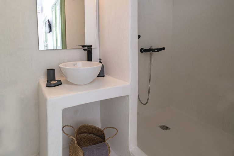 Bathroom 4, White Orchid Cave House & Studio, South Aegean