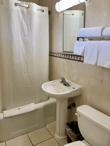 Bathroom, Budget Inn South, Broward