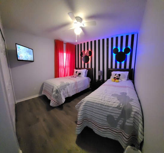 Bedroom 4, Sol1520sc 6 Bed Solana Holiday Villa, Polk