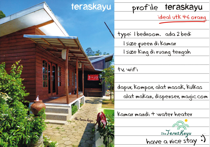 The Teras Kayu - Family Guest House in Ciwidey, Bandung