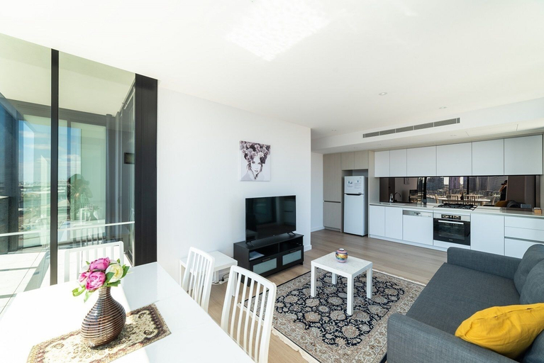 Bedroom 3, Pars Apartments Collins Wharf Docklands, Melbourne