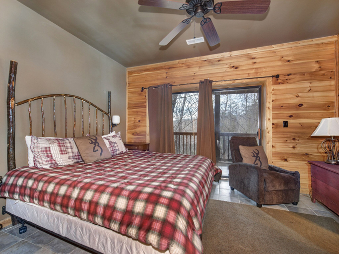 Bedroom 4, A Dream Tonight by Jackson Mountain Homes, Sevier
