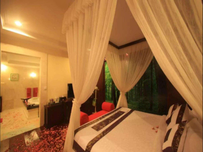 Bedroom 2, Romantic Private Pool Villa in Kuta, Badung