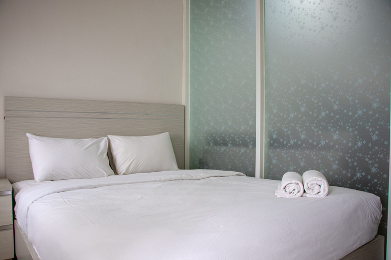 Bedroom 1, Minimalist 1BR Apartment with Pool View at Atlanta Residences By Travelio, Depok