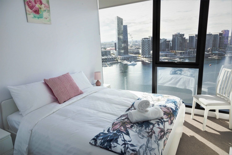 Bedroom 5, Pars Apartments Collins Wharf Docklands, Melbourne