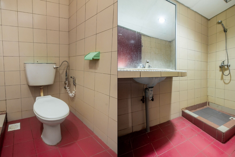 Bathroom, OYO 90124 Payang Puri Baru Hotel, Sarikei