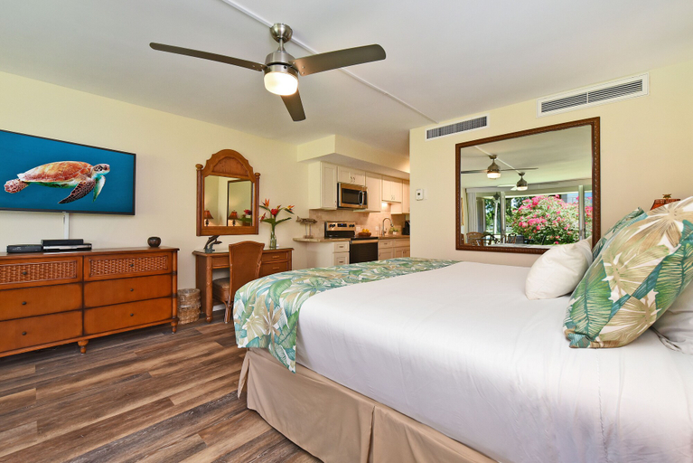 Bedroom 4, Garden Studio w AC Pool & Exclusive Beach Cabana - Maui Eldoroado J111, Maui