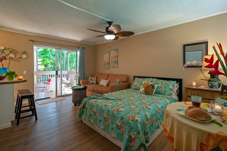 Bedroom 3, Sandpiper 120B - studio Br Condo, Kauai