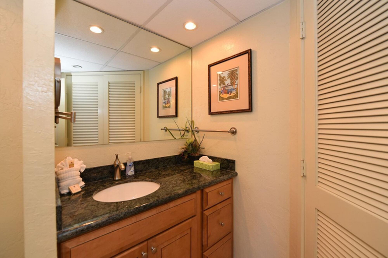 Bathroom 4, Spacious 1BD With Ocean Views & Central AC - Kaanapali Shores 819, Maui