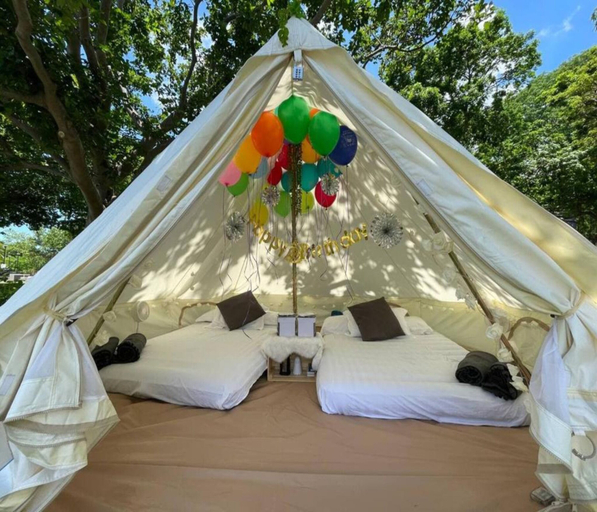 Bedroom, Glamping Resort @ Kranji, Singapura