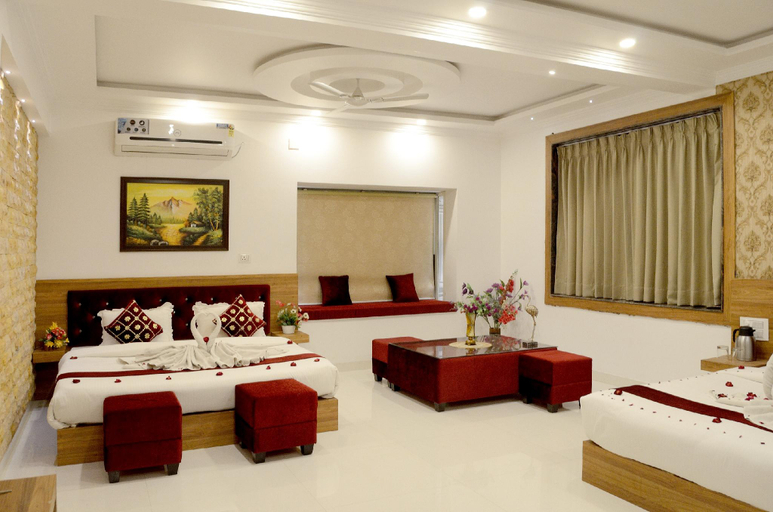 Bedroom, Ambay Villa A luxury stay, Udaipur