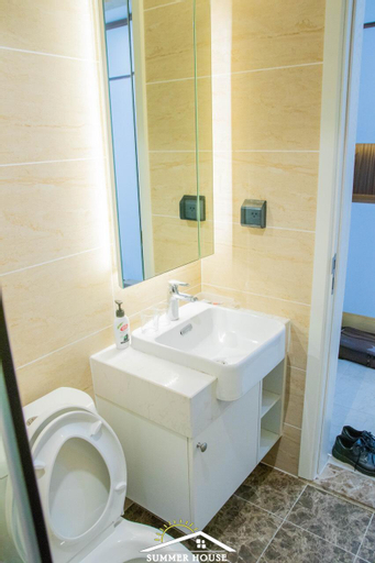 Bedroom 2, Summer Studio Vinhomes Dcapital Luxury in Cau Giay, Cầu Giấy