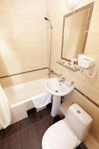 Bathroom 4, Alma Hotel, Almaty