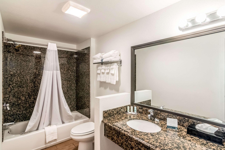 Bathroom 4, Quality Inn & Suites Near Downtown Bakersfield, Kern