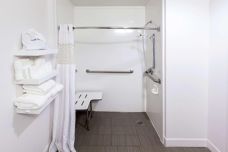 Bathroom 4, Hampton Inn Raleigh- Garner, Wake