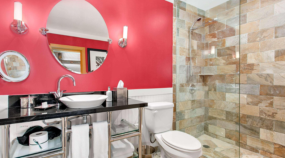 Bathroom 5, The Edgewater Seattle, Seattle