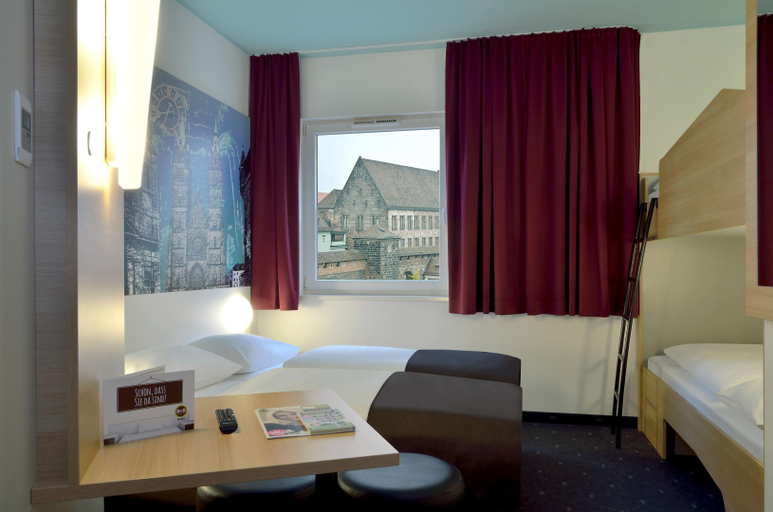 Bedroom 3, B&B HOTEL Nürnberg-Plärrer, Nürnberg