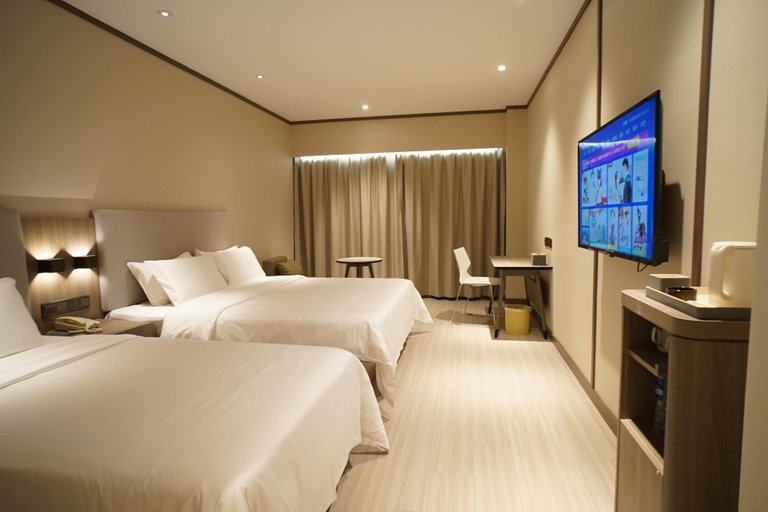Bedroom, Hanting Hotel Haining Haichang Road Railway Stati, Jiaxing