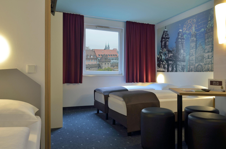 Bedroom 3, B&B HOTEL Nürnberg-Plärrer, Nürnberg