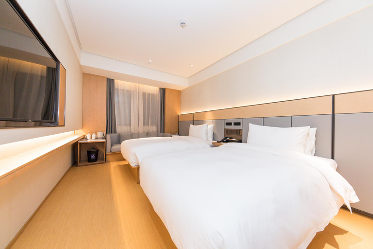 Bedroom 4, Ji Hotel Shanghai Longbai Xincun Metro Station, Shanghai
